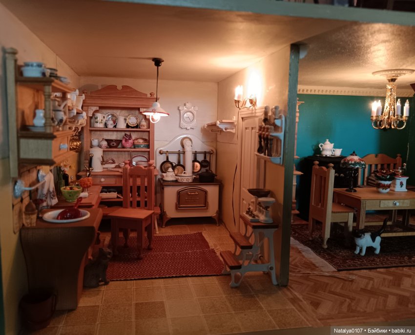 ‎Кукольный дом как коллекция миниатюры. Dora Kuhn. Часть 3-я