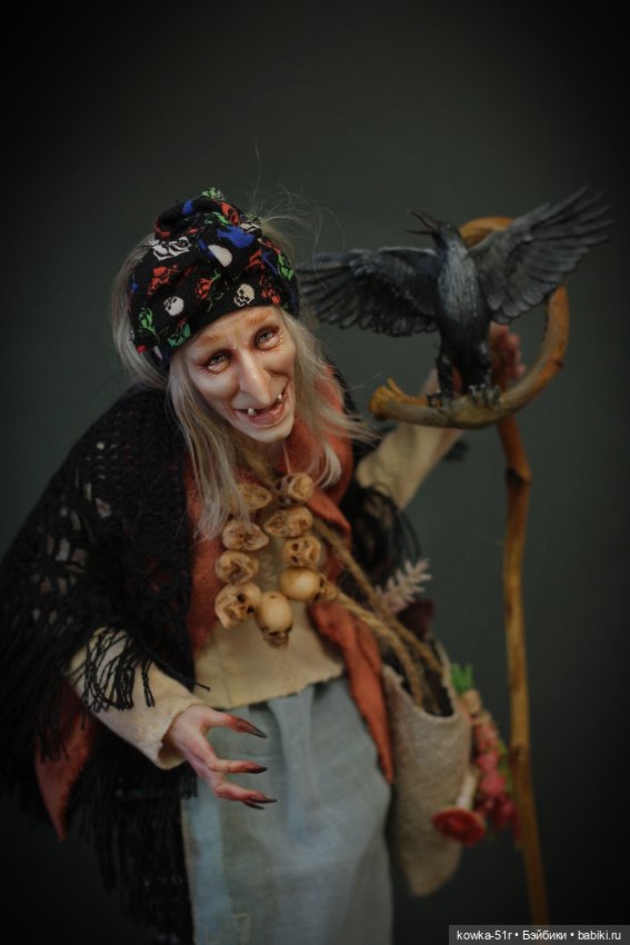 И снова Яга — Авторские шарнирные куклы своими руками: лепка (фото 3)
