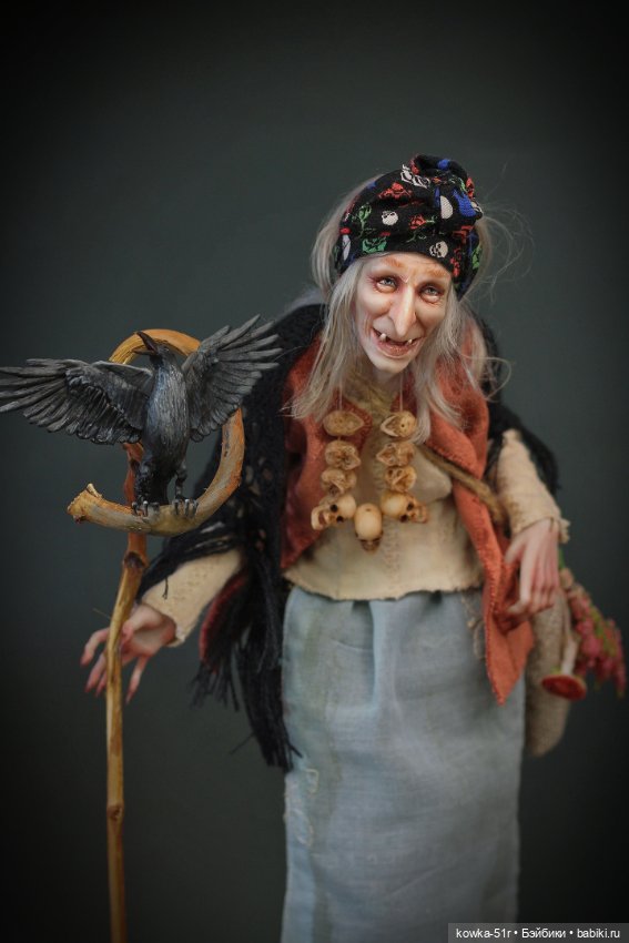 И снова Яга — Авторские шарнирные куклы своими руками: лепка (фото 2)
