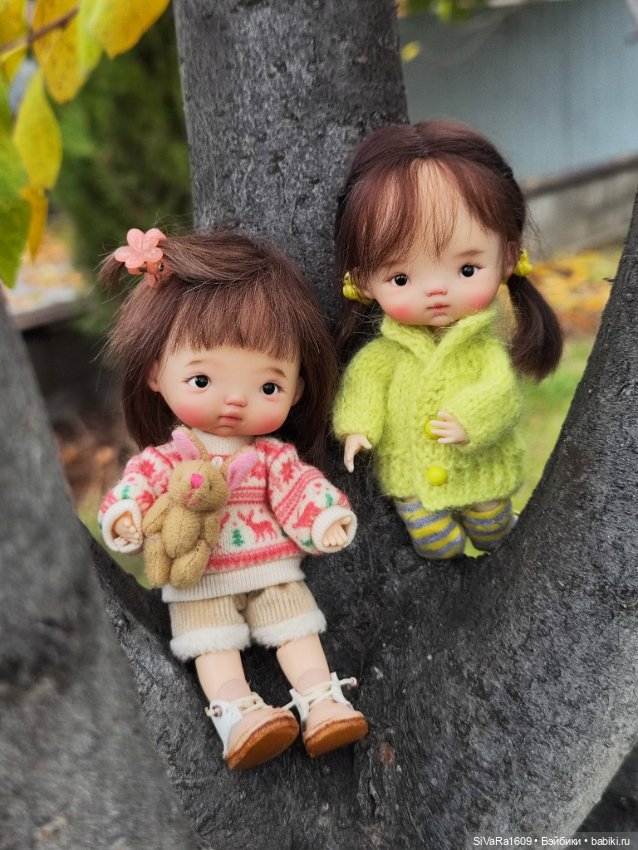 Юмико и Аяночка на прогулке (фото 2)