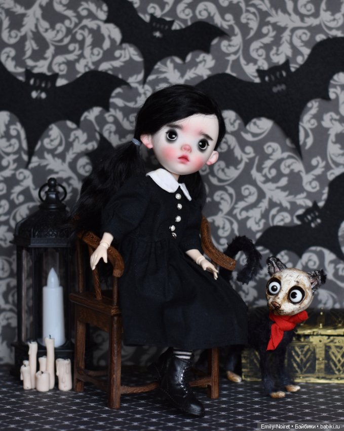Еще одна из рода Аддамс — ООАК и репейнт игровых кукол: Bratz (фото 2)