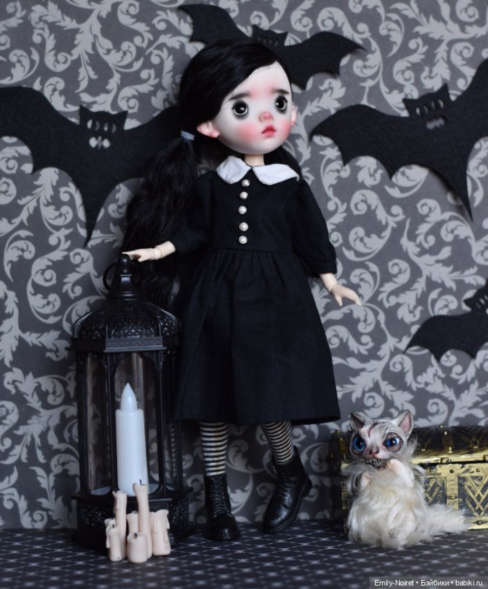 Еще одна из рода Аддамс — ООАК и репейнт игровых кукол: Bratz (фото 8)
