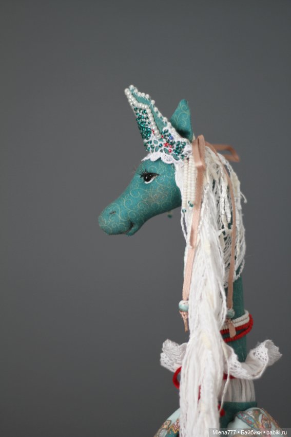 Лошадь в кокошнике 2 — Авторские текстильные куклы: Вальдорфские (фото 2)