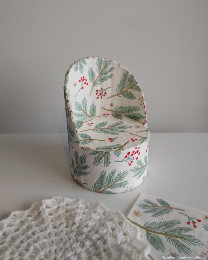 Кресло декупаж — Мебель для кукол и домиков: фото (фото 3)