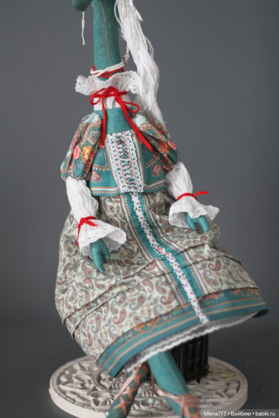 Лошадь в кокошнике 2 — Авторские текстильные куклы: Вальдорфские (фото 10)