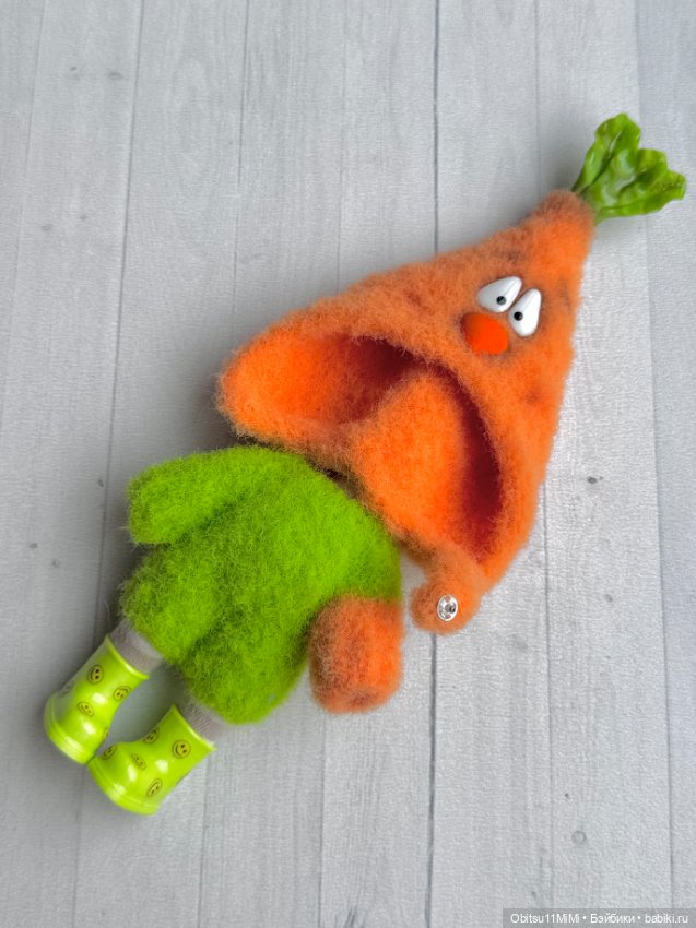 Костюм морковки на Тусе — Куклы и тела Obitsu 11 (Ob11): гибриды (фото 3)