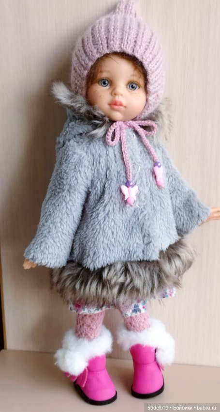 Анютка к зиме готова — Одежда и обувь для кукол своими руками: фото (фото 9)