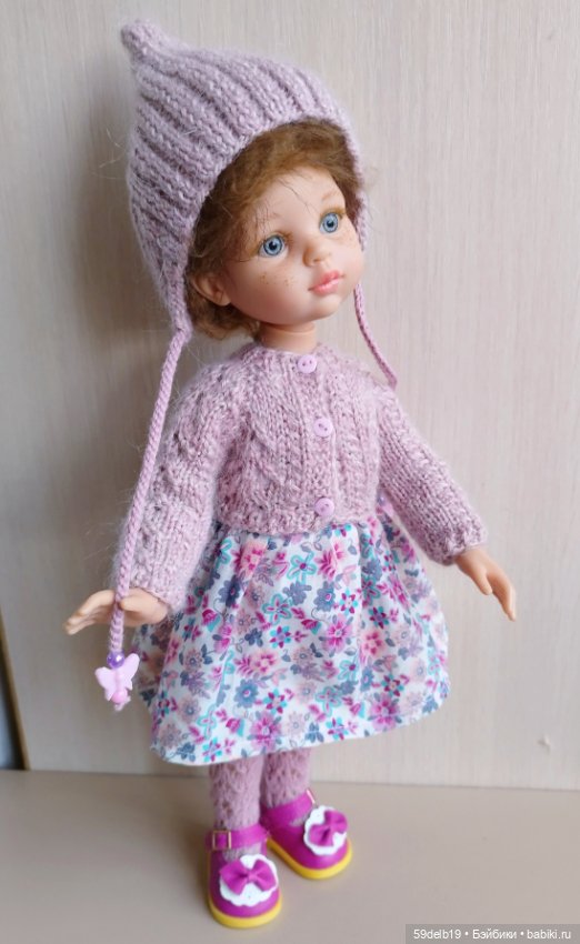 Анютка к зиме готова — Одежда и обувь для кукол своими руками: фото (фото 4)