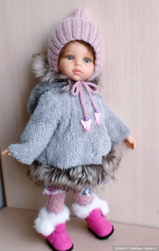 Анютка к зиме готова — Одежда и обувь для кукол своими руками: фото (фото 8)