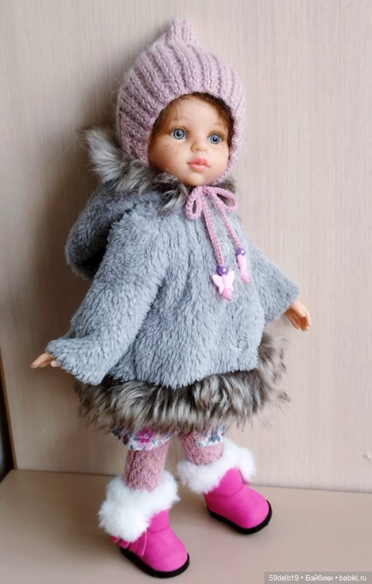 Анютка к зиме готова — Одежда и обувь для кукол своими руками: фото (фото 10)