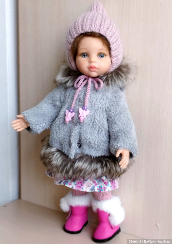 Анютка к зиме готова — Одежда и обувь для кукол своими руками: фото (фото 7)
