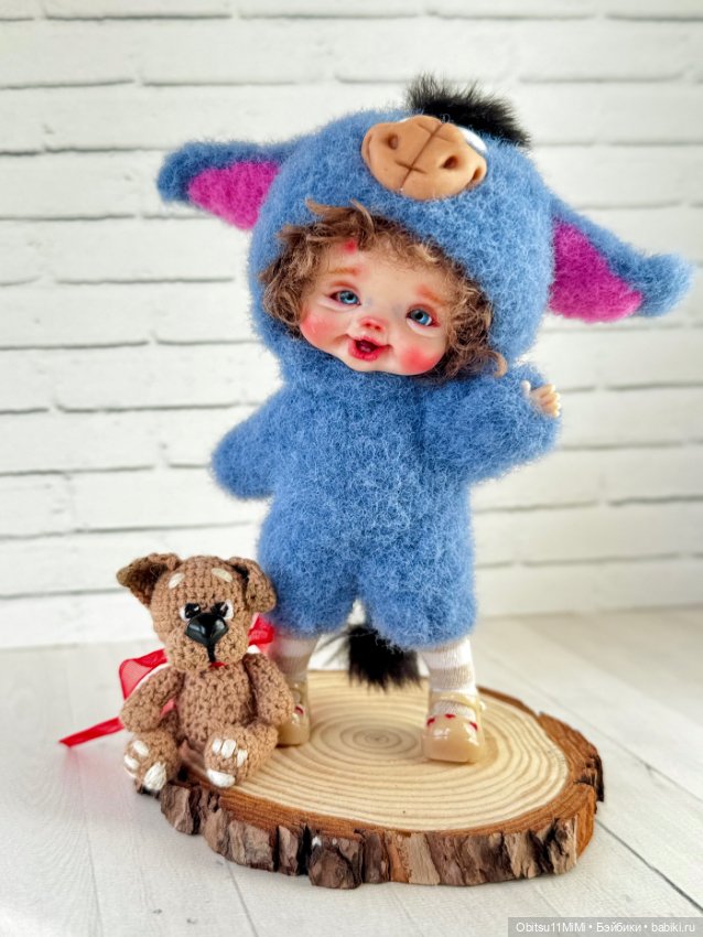 Ослик вышел показаться — Куклы и тела Obitsu 11 (Ob11): гибриды (фото 2)