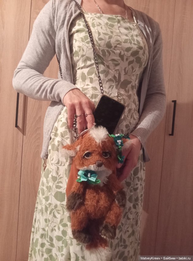 Сумка-лиса — Домашние фото авторских игрушек: Тедди (фото 2)