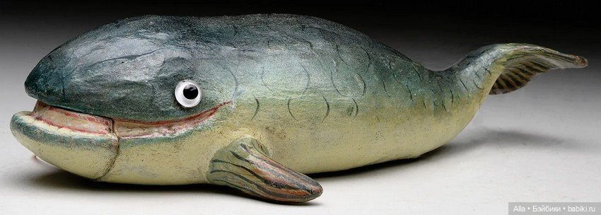 Бонбоньерка «Иона и Кит» — Антикварные игрушки и домики: елочные украшения (фото 3)