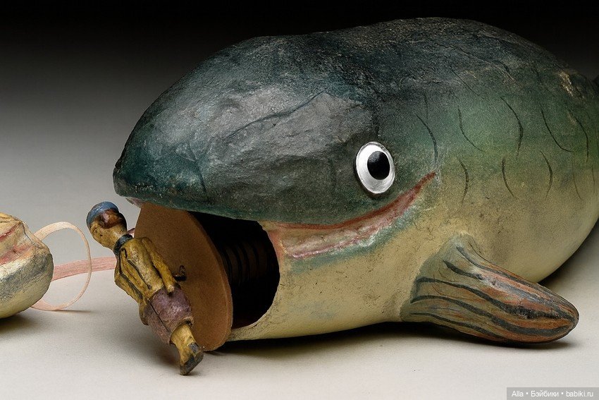 Бонбоньерка «Иона и Кит» — Антикварные игрушки и домики: елочные украшения (фото 2)