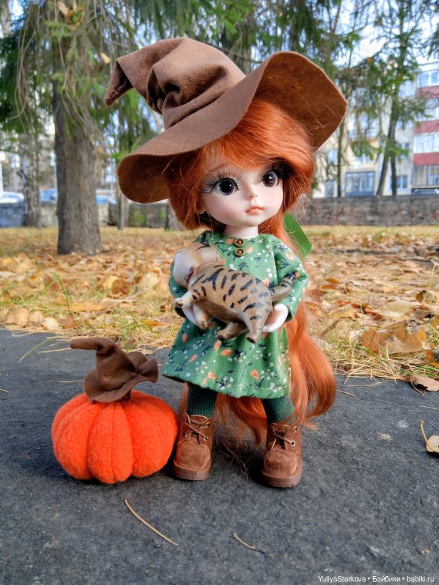 Осень, тыквы, праздник — Куклы Baboliy (Баболи (фото 10)