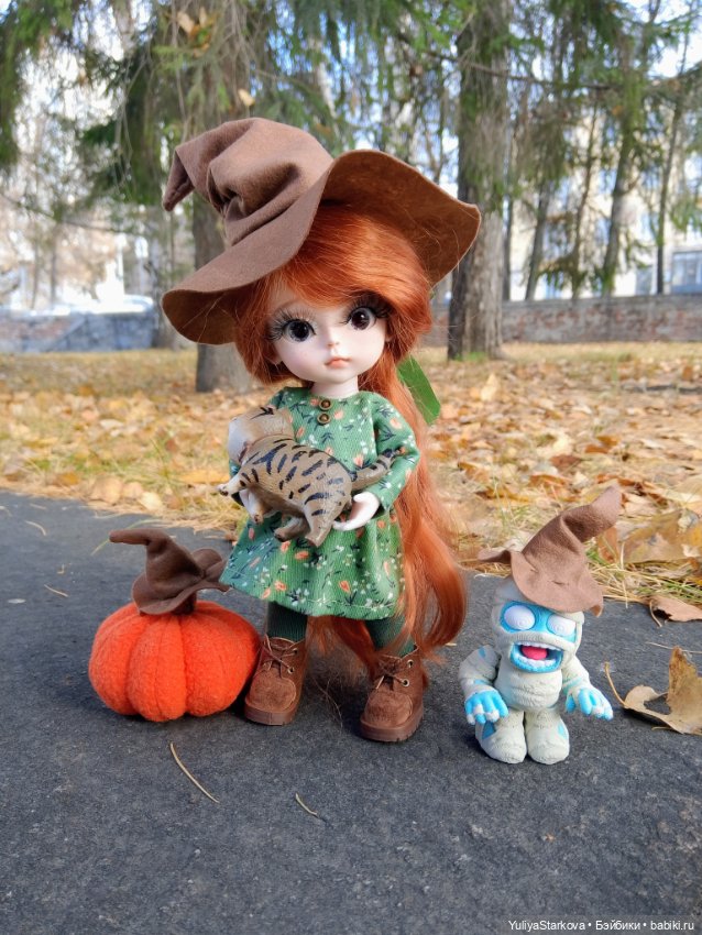 Осень, тыквы, праздник — Куклы Baboliy (Баболи (фото 4)