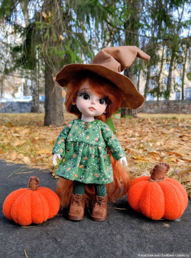 Осень, тыквы, праздник — Куклы Baboliy (Баболи (фото 8)