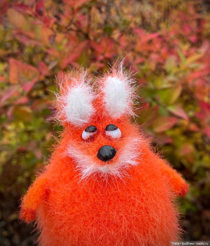 Шапка - Лиса (Little sister на теле monst doll) (фото 3)