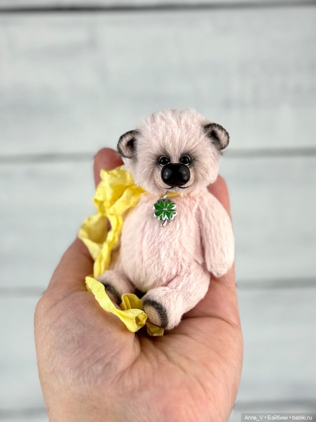 Тедди мишка Бусинка — Авторские мишки Тедди и друзья: фото (фото 4)