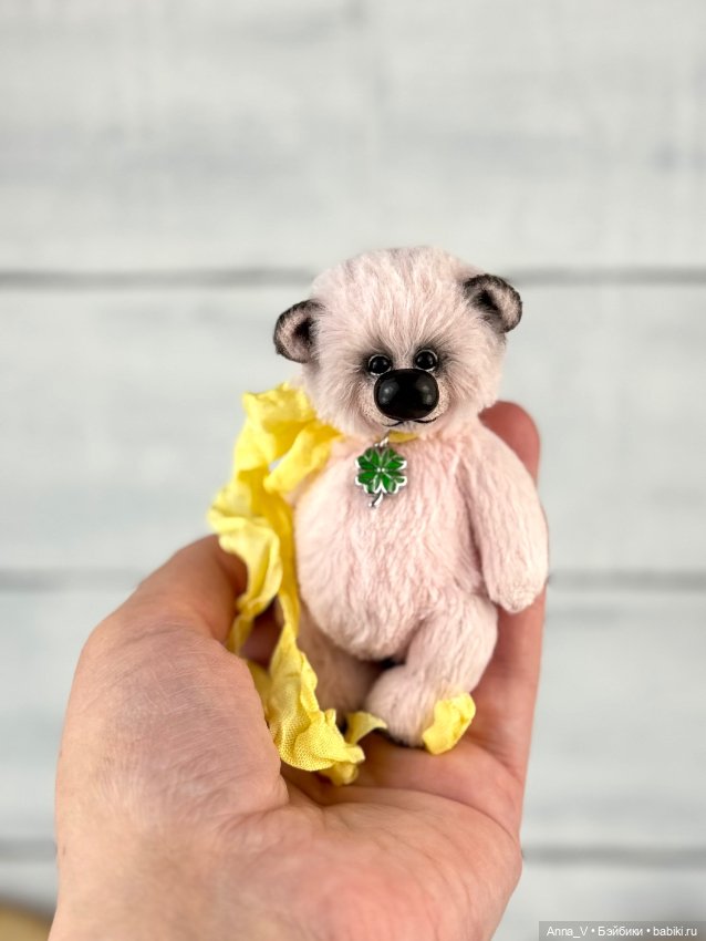 Тедди мишка Бусинка — Авторские мишки Тедди и друзья: фото (фото 3)