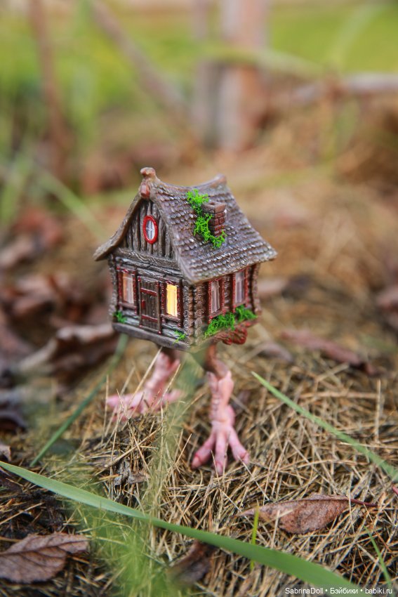 Куроножка и котики — Игрушки в смешанной технике (мех и глина): Арт (фото 7)