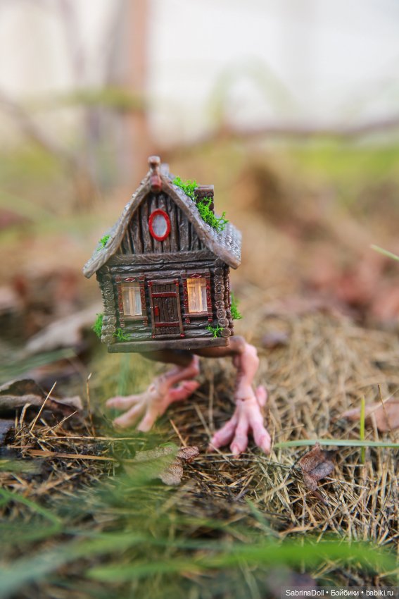 Куроножка и котики — Игрушки в смешанной технике (мех и глина): Арт (фото 8)