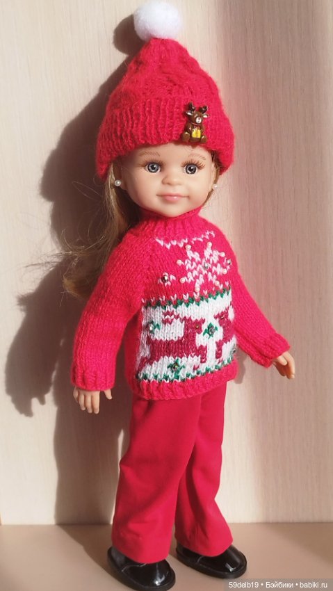 Рождественский комплект с оленями для паолочки (фото 3)