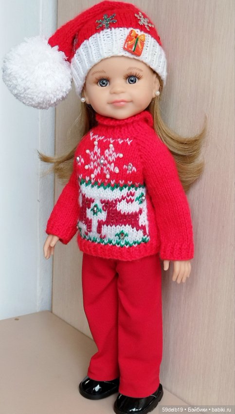 Рождественский комплект с оленями для паолочки (фото 8)