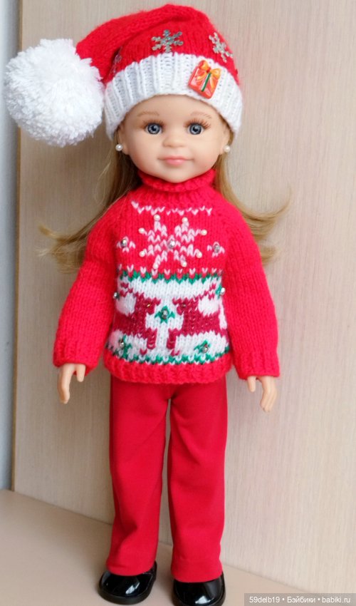 Рождественский комплект с оленями для паолочки (фото 7)