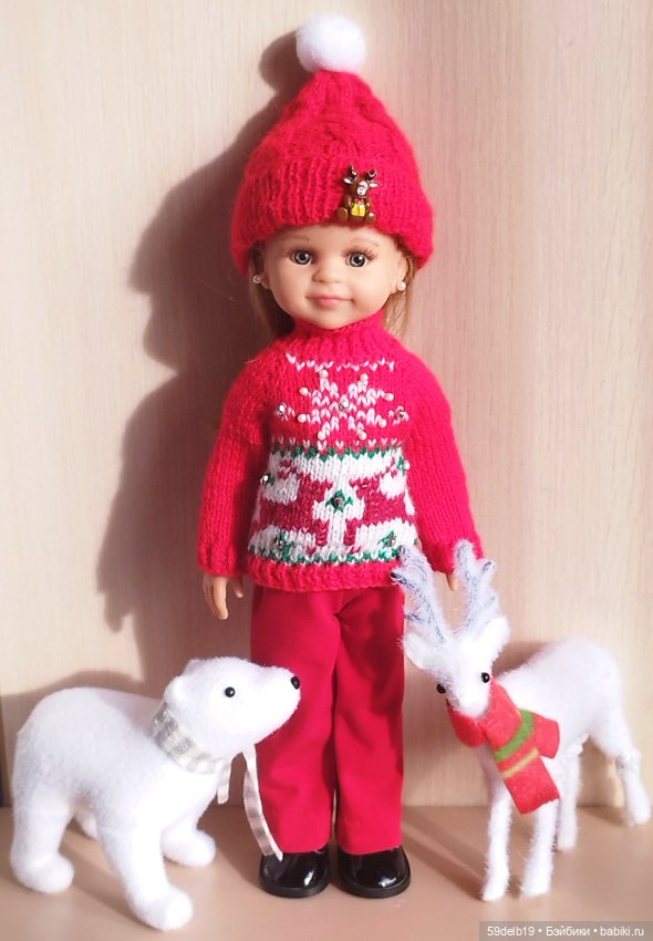 Рождественский комплект с оленями для паолочки (фото 6)