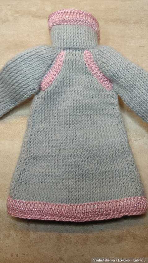 Мастер-класс по вязанию пальто для Барби от кутюр (фото 4)