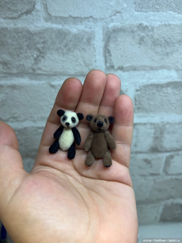 Мишки и микромишки — Авторские мишки Тедди и друзья: фото (фото 6)