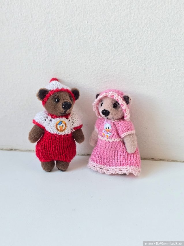 Мишки и микромишки — Авторские мишки Тедди и друзья: фото (фото 3)