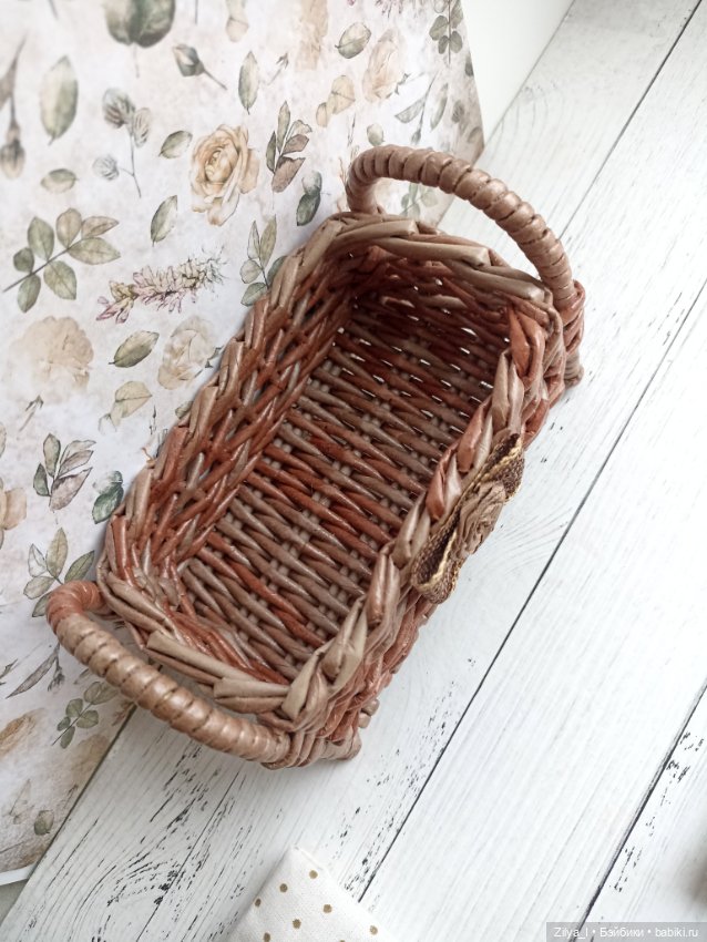 Плетеная спальня для мини-кукол