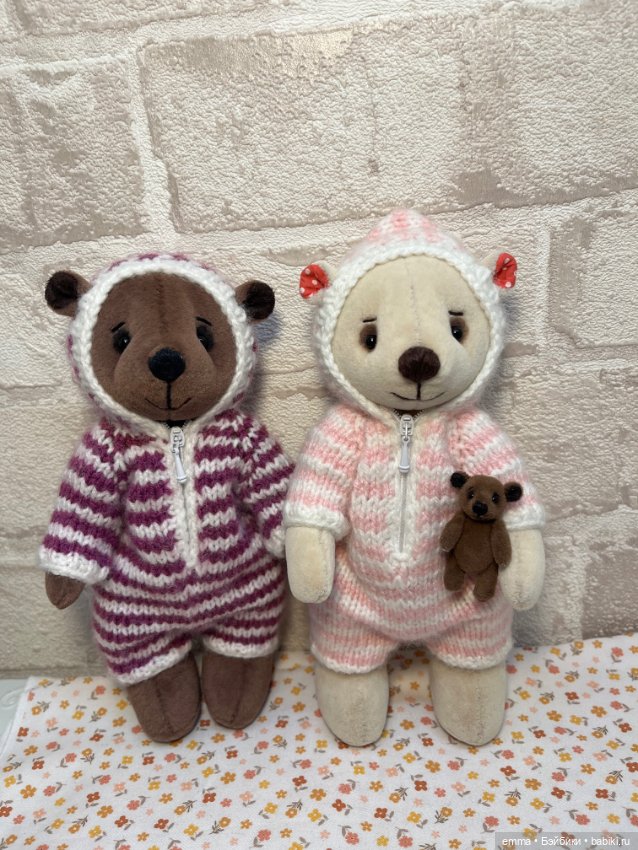 Мишки и микромишки — Авторские мишки Тедди и друзья: фото (фото 8)