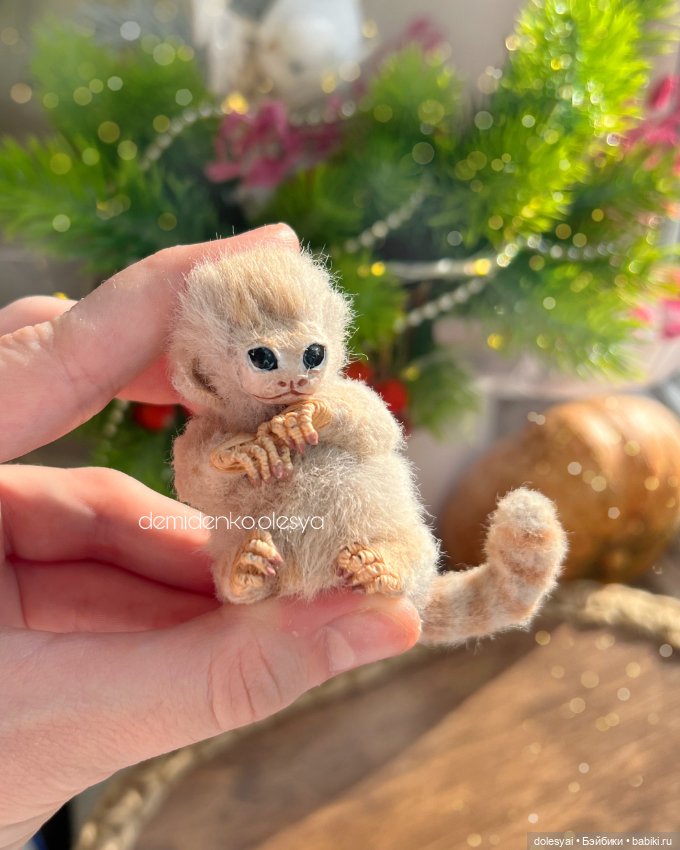 Миниатюрная обезьянка мармозетка (фото 2)