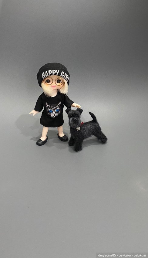 Цвергшнауцер — Валяные игрушки из шерсти: сухое валяние (фото 2)