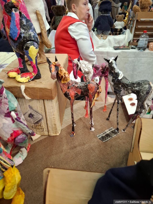 Мишка с куклою — Выставки кукол и мишек Тедди: фоторепортажи (фото 5)