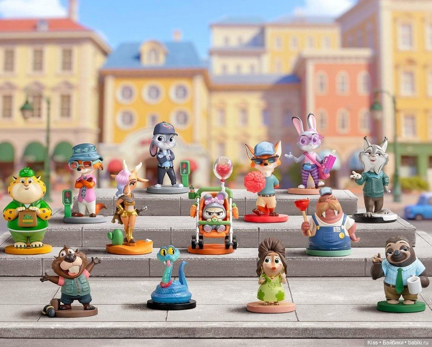 POP MART, фигурки Disney - Зверополис 2