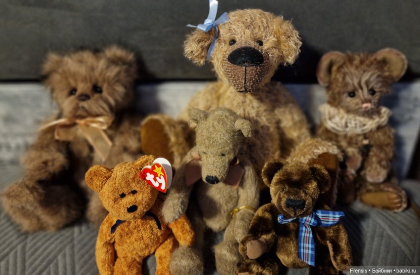 Мишки-плюшки и крысенок: Russ Berrie, Charlie Bears, Sunkid, TY