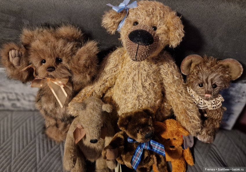 Мишки-плюшки и крысенок: Russ Berrie, Charlie Bears, Sunkid, TY