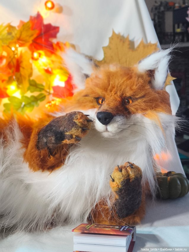 Лисьими тропами — Валяные игрушки из шерсти: сухое валяние (фото 6)