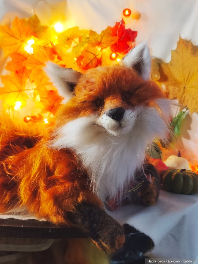 Лисьими тропами — Валяные игрушки из шерсти: сухое валяние (фото 10)