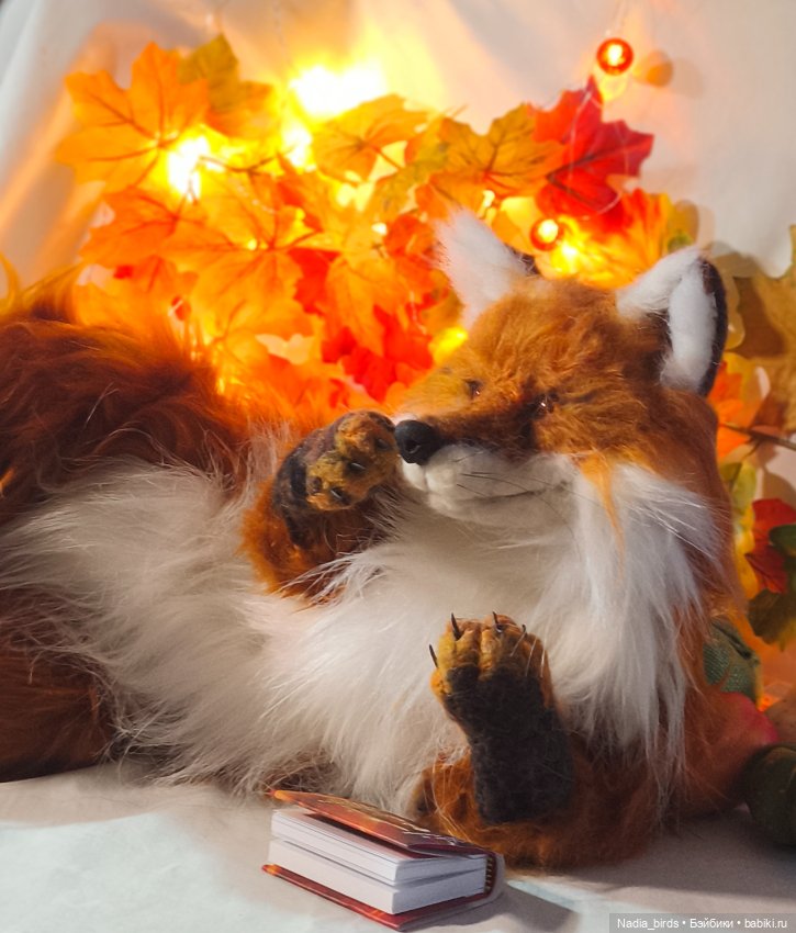 Лисьими тропами — Валяные игрушки из шерсти: сухое валяние (фото 7)