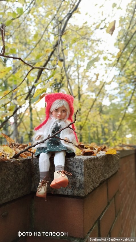 Снежинка. Куколка Елены Шкаровой