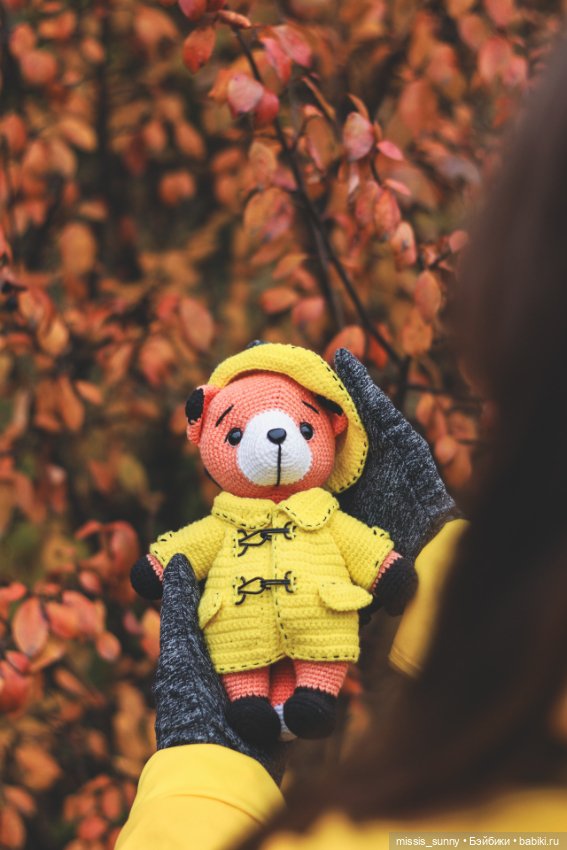 Осенняя прогулка — Вязаные игрушки и амигуруми: крючком (фото 2)
