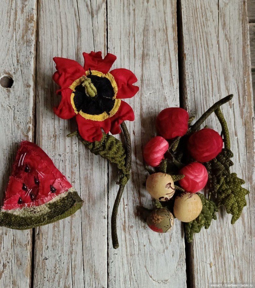 Ягодки и фрукты от Виктории Гайдай