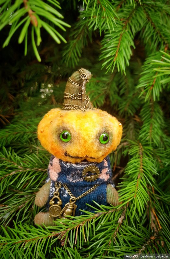 Осень, тыквы — Домашние фото авторских игрушек: Тедди (фото 2)