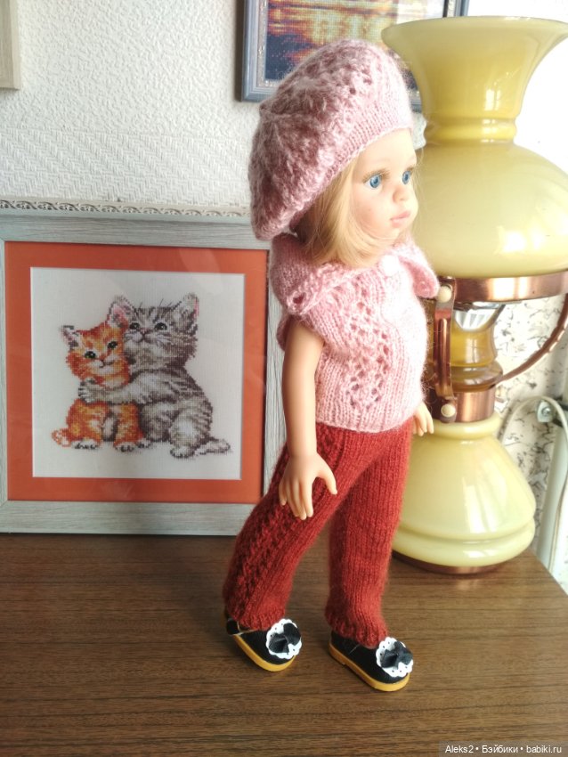 Вязанная одежда для куклы Даши Паола Рейна, Paola Reina (фото 10)